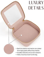 Clear Makeup Bag with Zipper (Mauve / Mini & Medium)