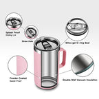 20 oz Insulated Coffee Mug (A1.Pink / 20 ounces (1 pack))