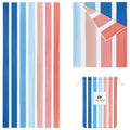 Microfiber Beach Towel for Adults with Bag (Multicolor / Extra Large 78x35")