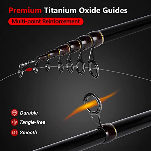 Fishing Rod and Reel Combos (ONLY Fishing rod (not include reel) / 1.80M / 5.91FT)