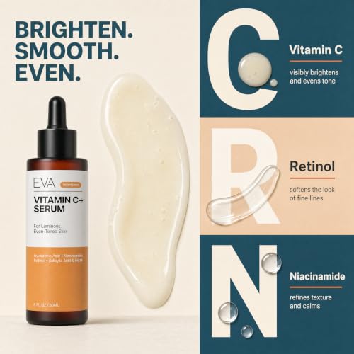 Vitamin C Serum for Face with Retinol & Niacinamide (2 Fl Oz (Pack of 1))