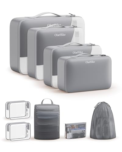 Packing Cubes for Travel (04 Gray)