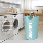 125L X Large Laundry Basket Bag (Light Blue / 125L)