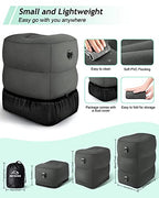 Inflatable Travel Foot Rest Pillow