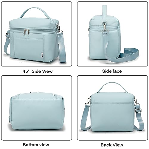 NOL 8L Insulated Lunch Bag for Women (Light Blue / Medium (8 Liters))