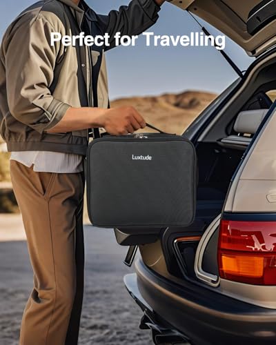 Electronic Organizer Travel Case Large (Black-Extra Large)