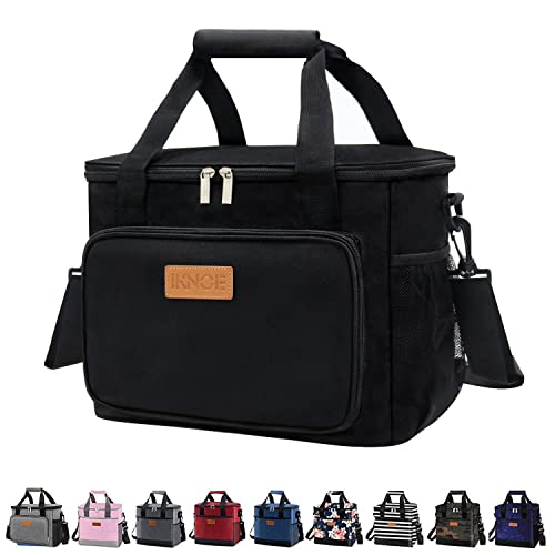 Insulated Lunch Bag (Black / Large)