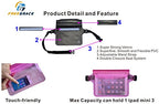 Waterproof Pouch with Waist Strap (Pink & Case)