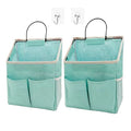 2pcs Wall Hanging Storage Bag (2pcs Green)
