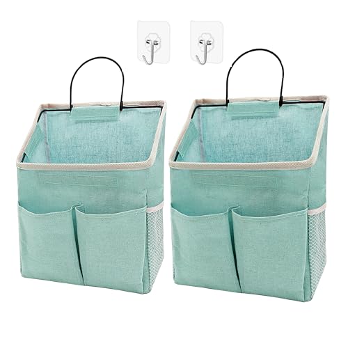 2pcs Wall Hanging Storage Bag (2pcs Green)