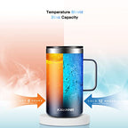 20 oz Insulated Coffee Mug (Khaki / 20 ounces (1 pack))