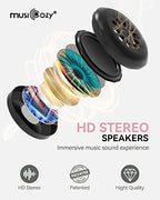 3D Sleep Headphones Bluetooth 5.4 Sleep Mask with HD Speakers (Pink)