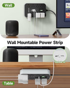 Power Strip Surge Protector (01-5 FT Power Strip(6 USB 4.8A Max))