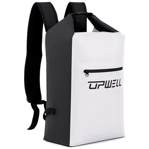 20L Waterproof Dry Bag Boating Backpack for Travel Hiking Camping Kayaking Hiking Swimming Floating Submersible Dry Bag bright white (20L / bright white)