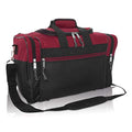 17" Blank Duffle Bag Duffel Bag Travel Size Sports Durable Gym Bag (Maroon)