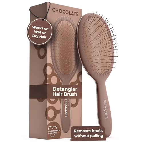 Chocolate Hair Brush Detangler (Chocolate)