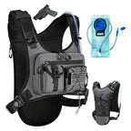 USA Patent Running Hydration Vest Backpack (Grey-02 / Standard)