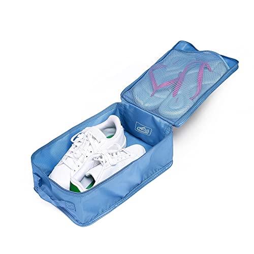Travel Shoe Bags (Sea Blue / 2+2 Packs)