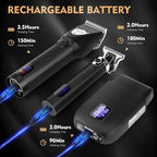 Professional Hair Clipper Set for Men (Black-978)