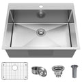 25x22x9 Inch Drop In Kitchen Sink (25 x 22)