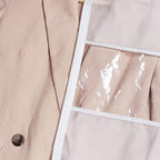 Long Dress Garment Bags for Storage Clear Coat Cover Bag 60 in (60"-2pcs)
