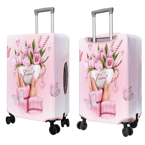 Travel Luggage Cover Suitcase Protector Fits 18 (Travel-6 / L(25-28in))