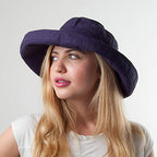 Sun Hat for Women (One Size / Navy)