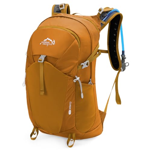 Hiking Hydration Backpack with 2L (Turmeric-3L Water Bladder)