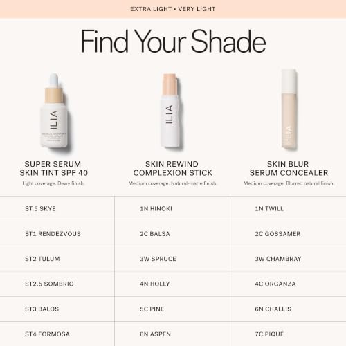 Super Serum Skin Tint SPF 40 (ST1 Rendezvous | Extra light with cool undertones)