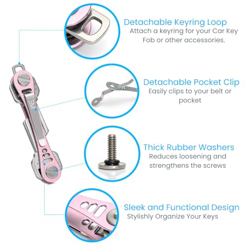 Compact Key Holder (Rose Gold)