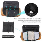 110L Expandable to 140L 32” Foldable Oxford Soft (Coffee)