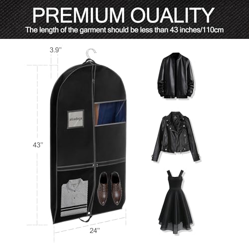 43" Garment Bag for Travel and Storage (1 Pack)
