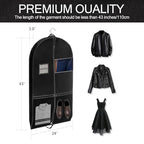 43" Garment Bag for Travel and Storage (1 Pack)