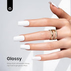 Beetles White Gel Polish Set (A - Creme White | 2Pcs White)