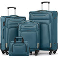 Softshell Luggage (blue+sliver)