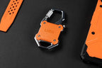 UAG Monarch Case for AirTag (Orange/Silver)