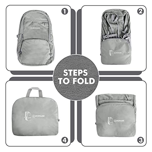 Lightweight Packable Backpack 30L (30L / Sliver Grey)