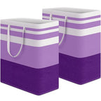 2 Pack Laundry Baskets (100L / Purple)