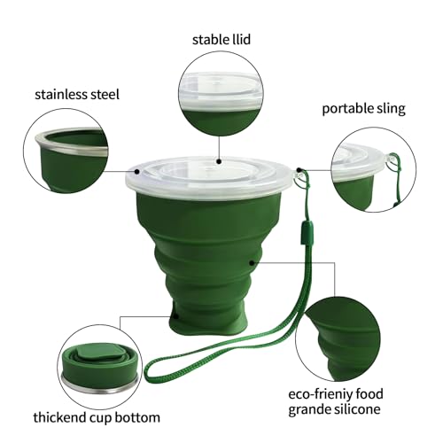 Collapsible Cup (Dark Green)