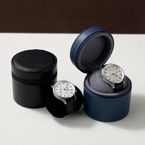 Single Watch Travel Case Blue (Blue)