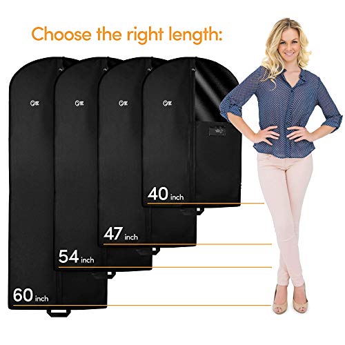 Luxury Storage Garment Bag for Long Coat (60 Inch)