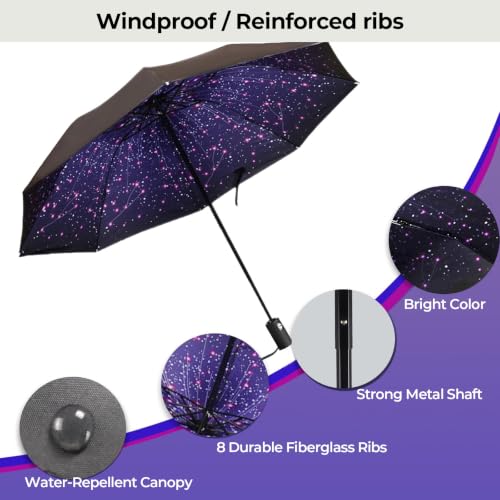 Compact Travel Umbrella (Star (Auto))