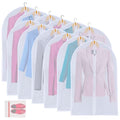 12 Pack Shirt Garment Bags (24" x 36" 12 Pack / Translucent)