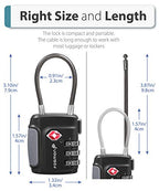 TSA Approved Luggage Locks (4 Pack - Multicolor)