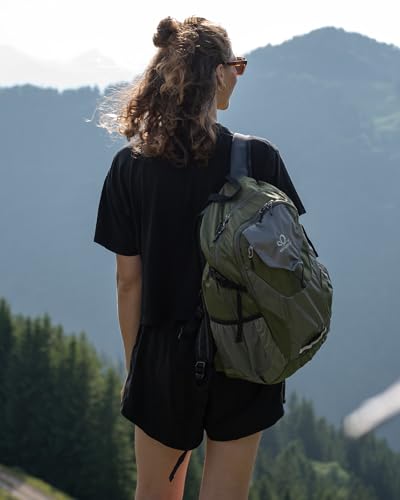 Lightweight Packable Hiking Backpack (Army Green)
