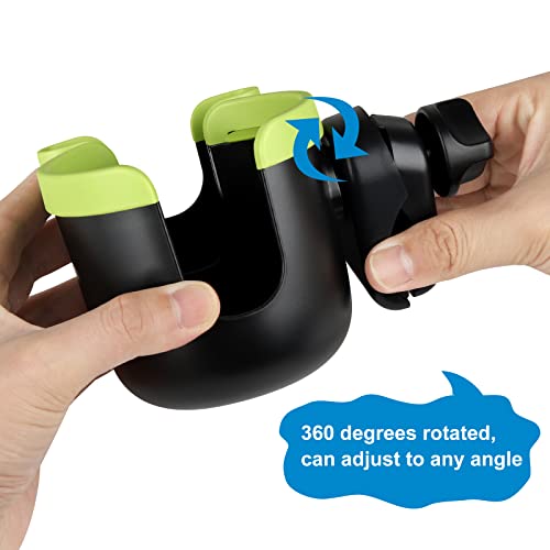 Stroller Cup Holder with Phone Holder (Mix Green)