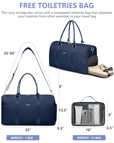 Women Weekender Travel Duffle Bag (05-Blue / X-Large)