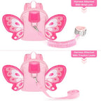 Toddler Harness Backpack Leash (Pink Butterfly)