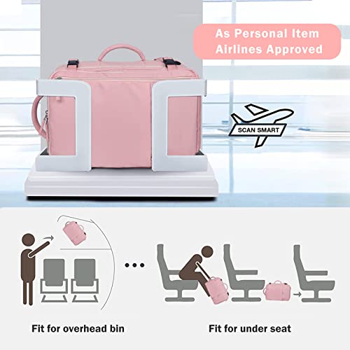 Travel Backpack for Women (Pink / Large)