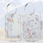 Set of 2 Watercolor Flowers (Watercolor Flowers, Paisley Rose)